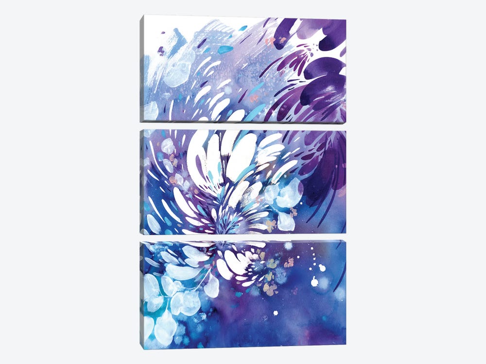 Purple Dream by CreativeIngrid 3-piece Canvas Print