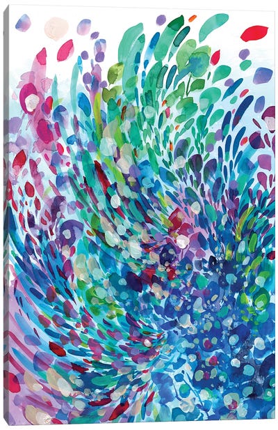 Wave Canvas Art Print - CreativeIngrid