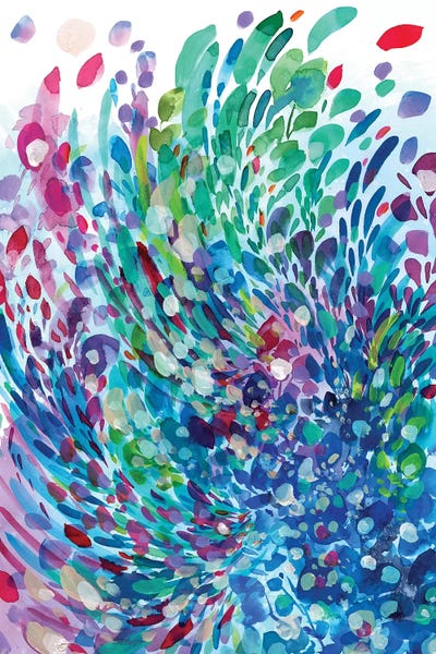 Watercolor Flowers: Wave by CreativeIngrid