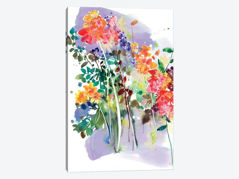Wildflower by CreativeIngrid 1-piece Canvas Art Print
