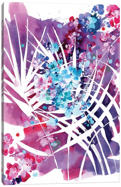 Wild Palm Canvas Art Print - CreativeIngrid
