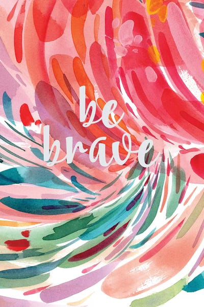 Be Brave by CreativeIngrid multi panel art