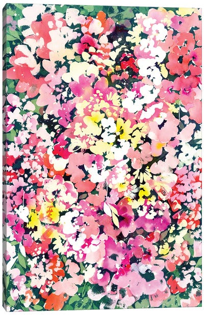 Floral Immersion Canvas Art Print - CreativeIngrid