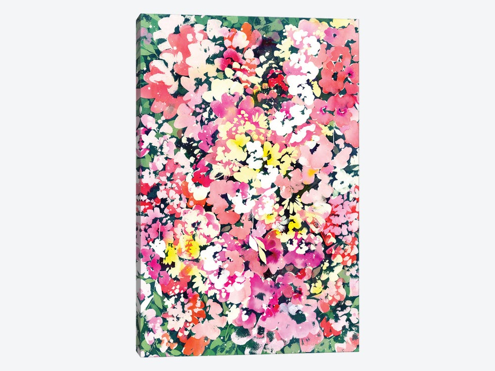 Floral Immersion by CreativeIngrid 1-piece Canvas Art Print