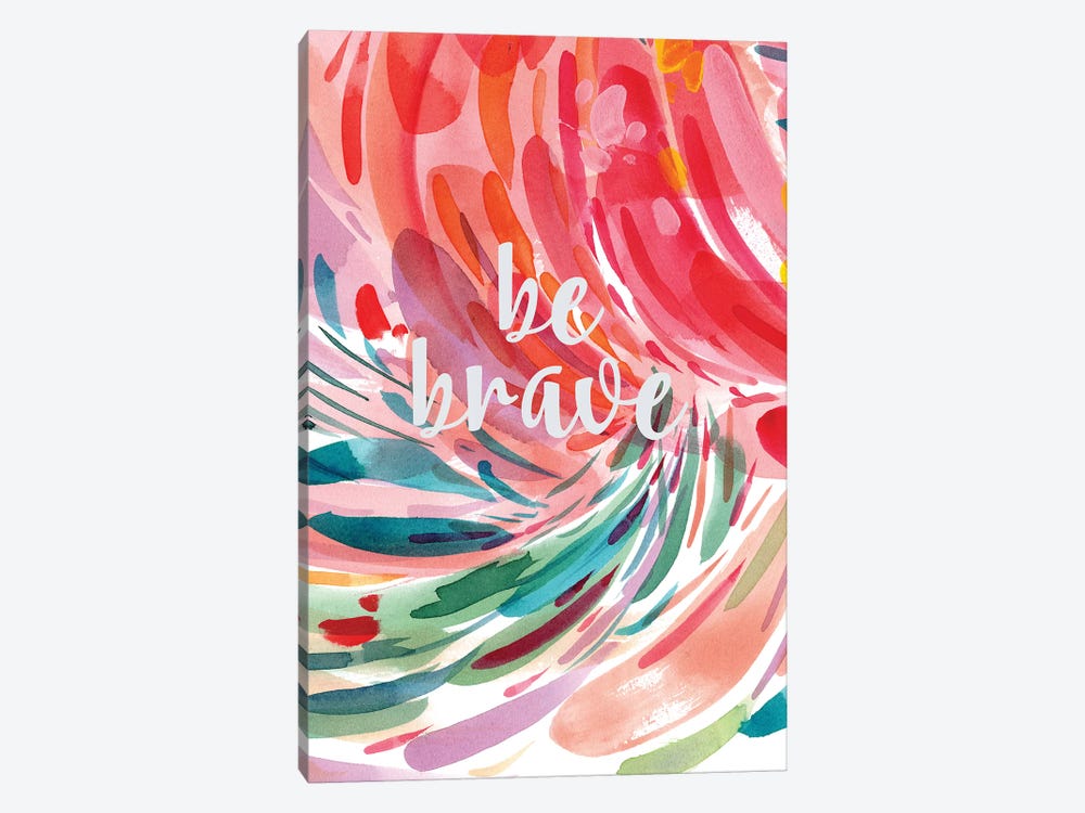 Be Brave by CreativeIngrid 1-piece Canvas Art Print