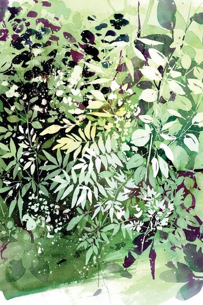 Green Garden by CreativeIngrid art print