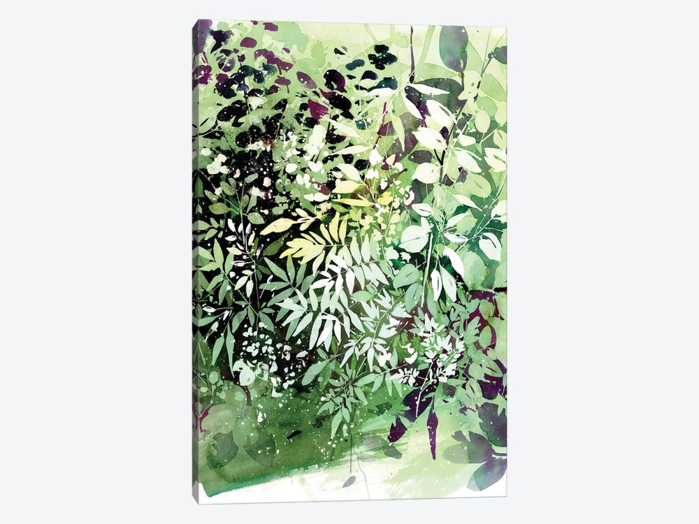 Green Garden by CreativeIngrid 1-piece Canvas Print