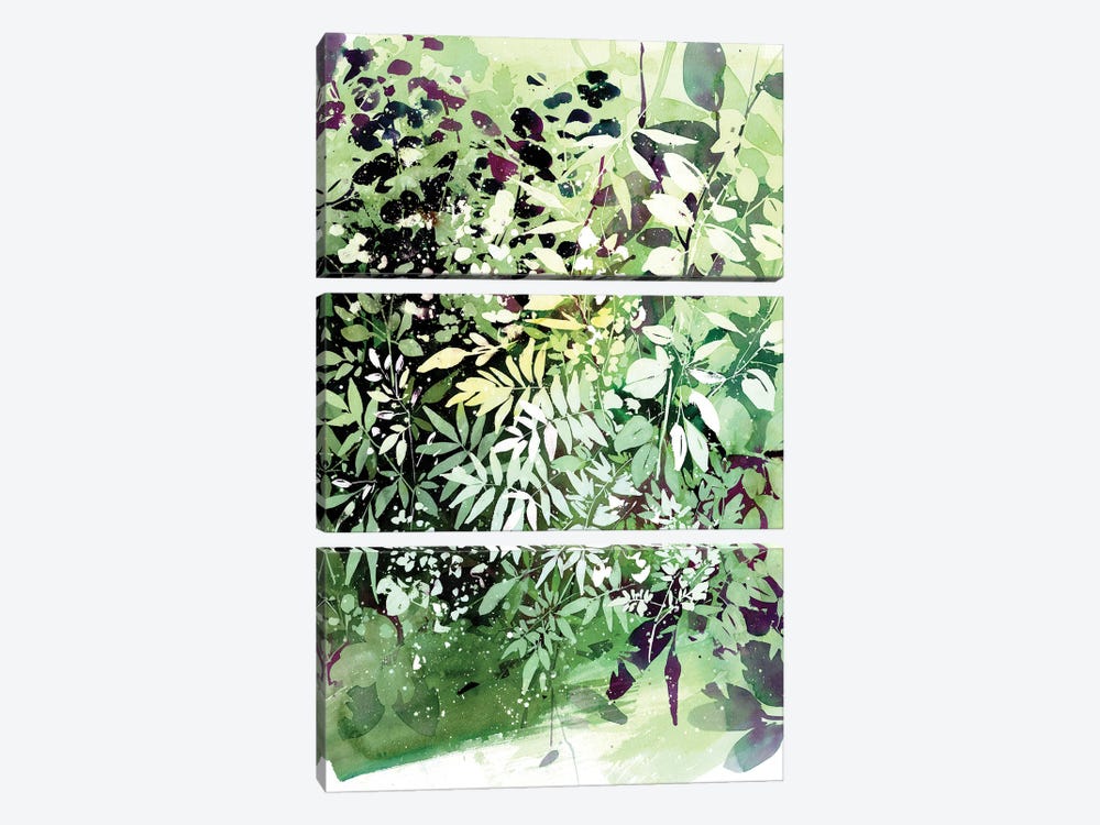 Green Garden by CreativeIngrid 3-piece Canvas Print