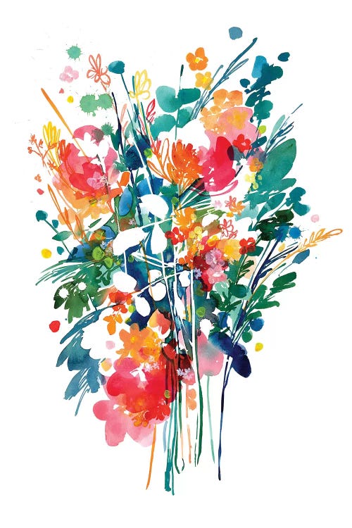 Big Bouquet by CreativeIngrid wall art