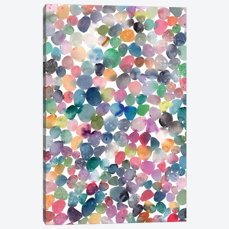 Colorful Pebbles Canvas Print #CIG77} by CreativeIngrid Canvas Art