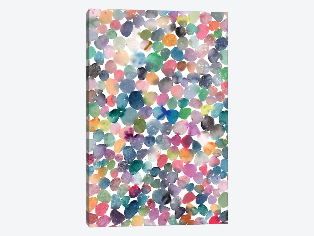 Colorful Pebbles by CreativeIngrid 1-piece Canvas Print