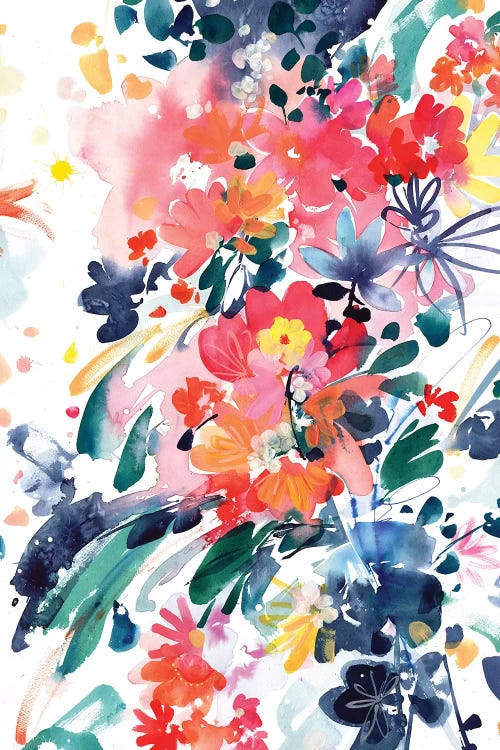 Blooming Wild by CreativeIngrid wall art