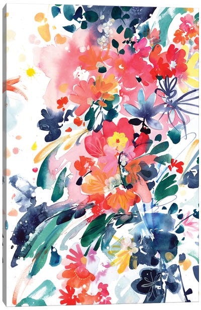 Blooming Wild Canvas Art Print - CreativeIngrid