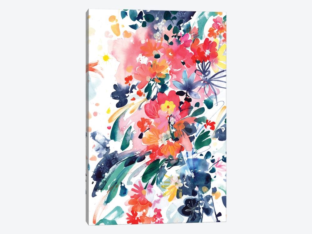 Blooming Wild by CreativeIngrid 1-piece Canvas Art Print