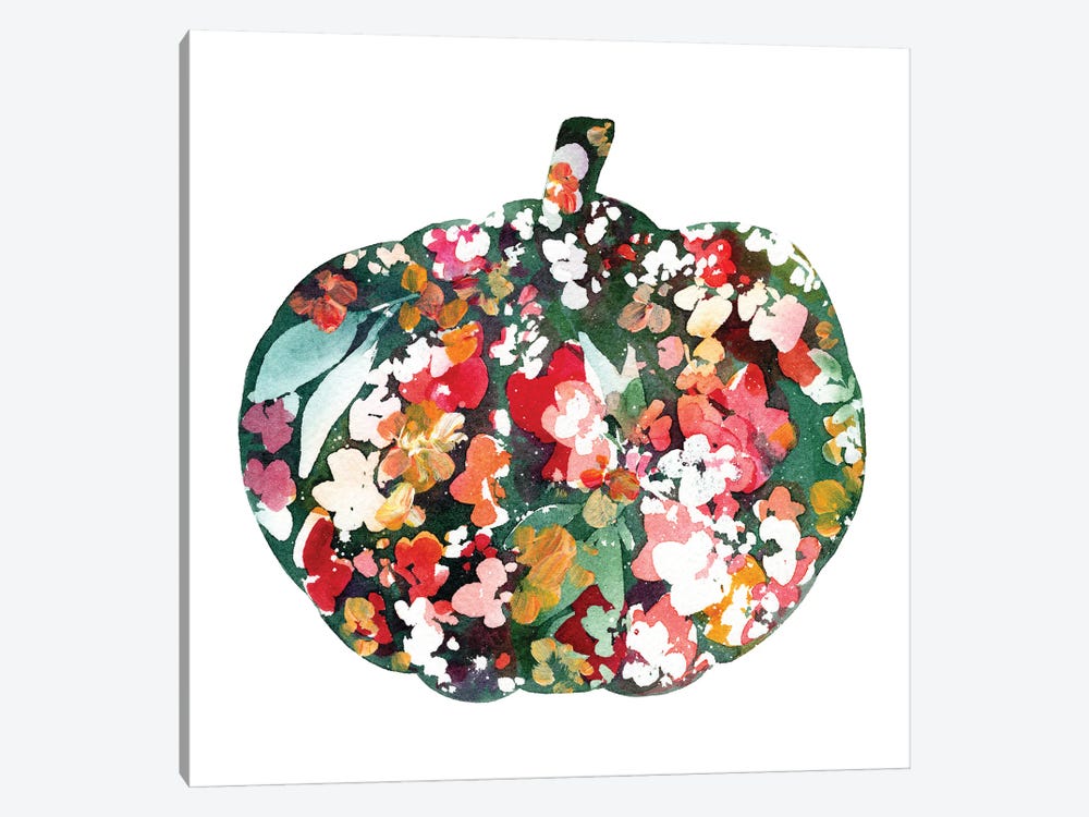 Autumn Pumpkin by CreativeIngrid 1-piece Canvas Artwork