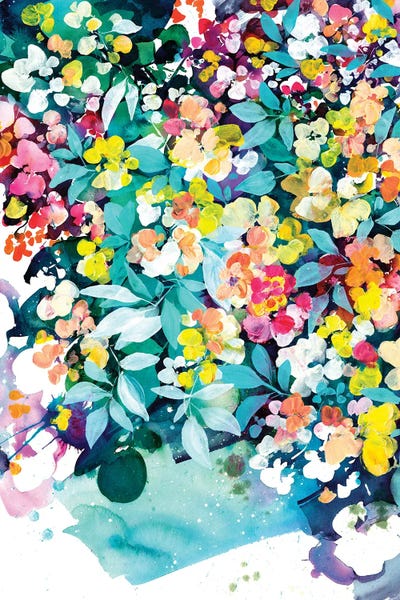 Everlasting Blooms by CreativeIngrid art print