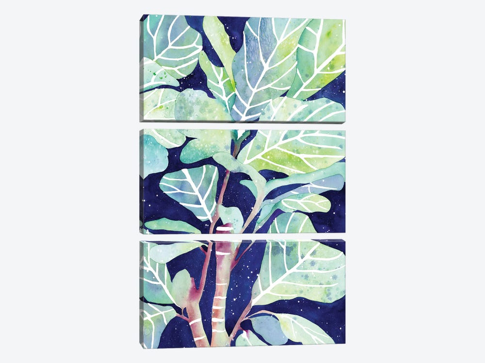 Fig Plant by CreativeIngrid 3-piece Canvas Wall Art