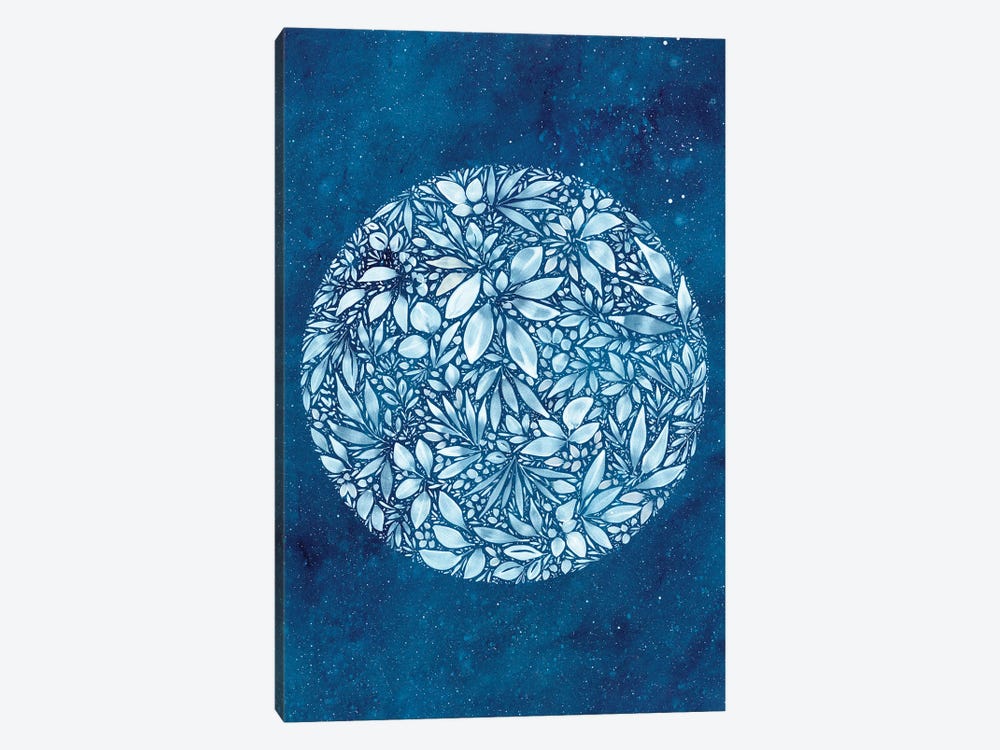 Full Snow Moon by CreativeIngrid 1-piece Canvas Print