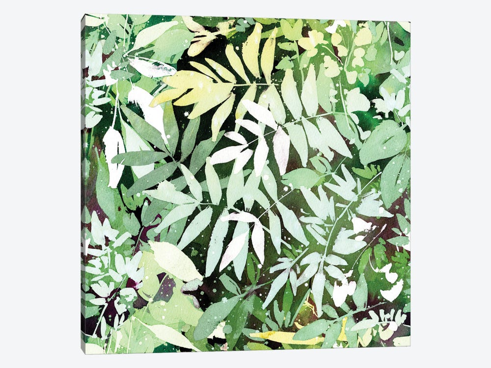 Green Garden Pattern by CreativeIngrid 1-piece Art Print