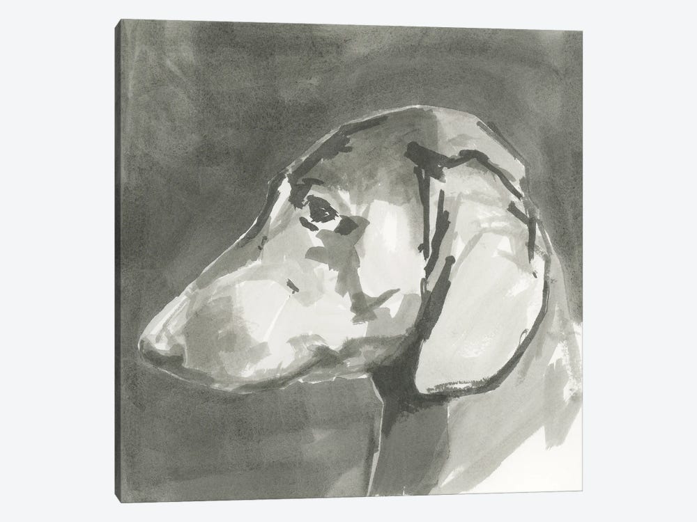 A Very Neutral Modern Dog II by Cartissi 1-piece Canvas Artwork