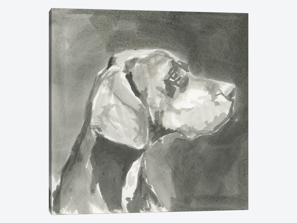 A Very Neutral Modern Dog IV by Cartissi 1-piece Canvas Artwork