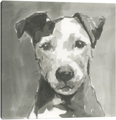 A Very Neutral Modern Dog VI Canvas Art Print