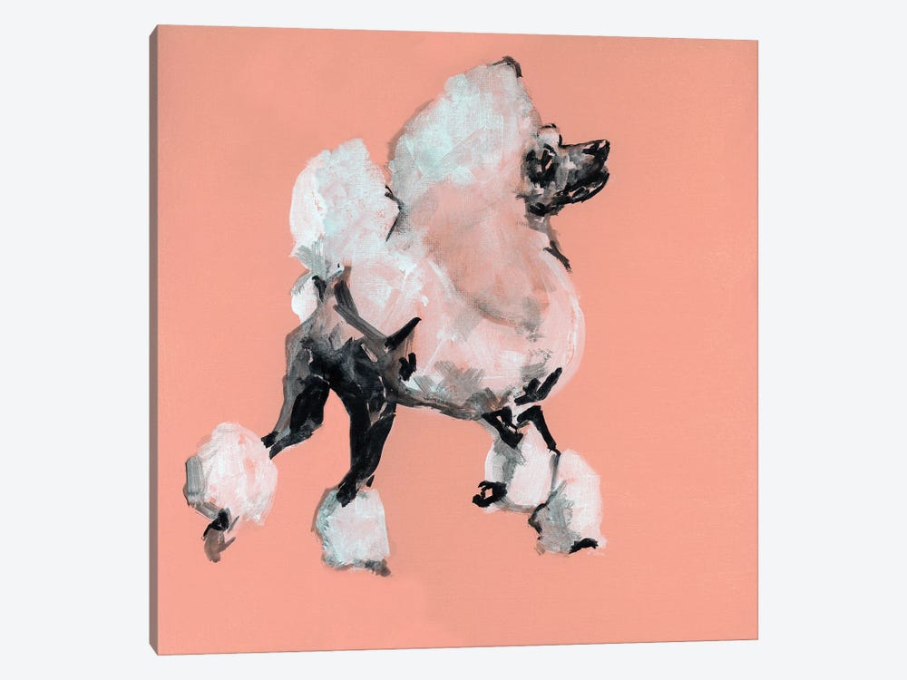 A Very Pop Modern Dog II by Cartissi 1-piece Canvas Art Print