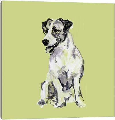 A Very Pop Modern Dog III Canvas Art Print