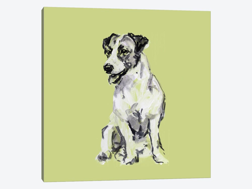 A Very Pop Modern Dog III by Cartissi 1-piece Canvas Artwork