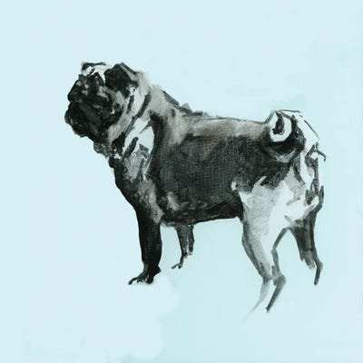 A Very Pop Modern Dog VIII by cartissi framed wall art
