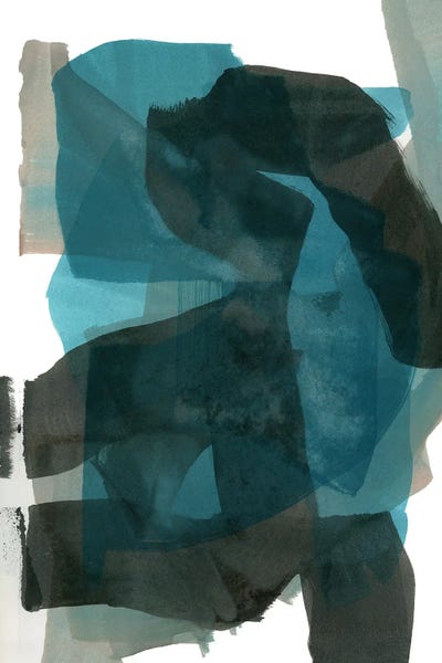 Abstract Teal Layers