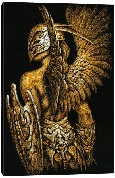 Amazona VIII Canvas Art Print - Ciruelo