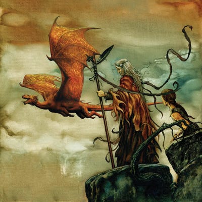 Elix Drac by Ciruelo framed wall art