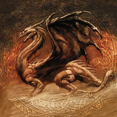 Dragon I by Ciruelo art print