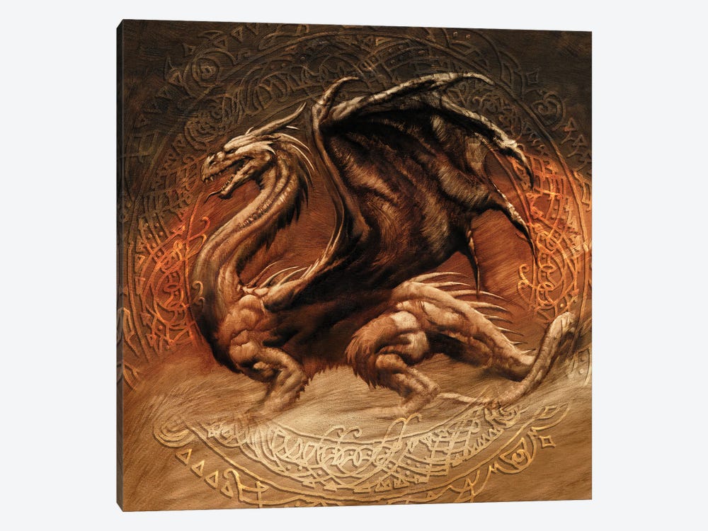 Dragon I by Ciruelo 1-piece Canvas Print