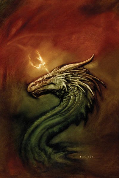 Ciruelo: Igikuna Touched By The Fairies' Light by Ciruelo