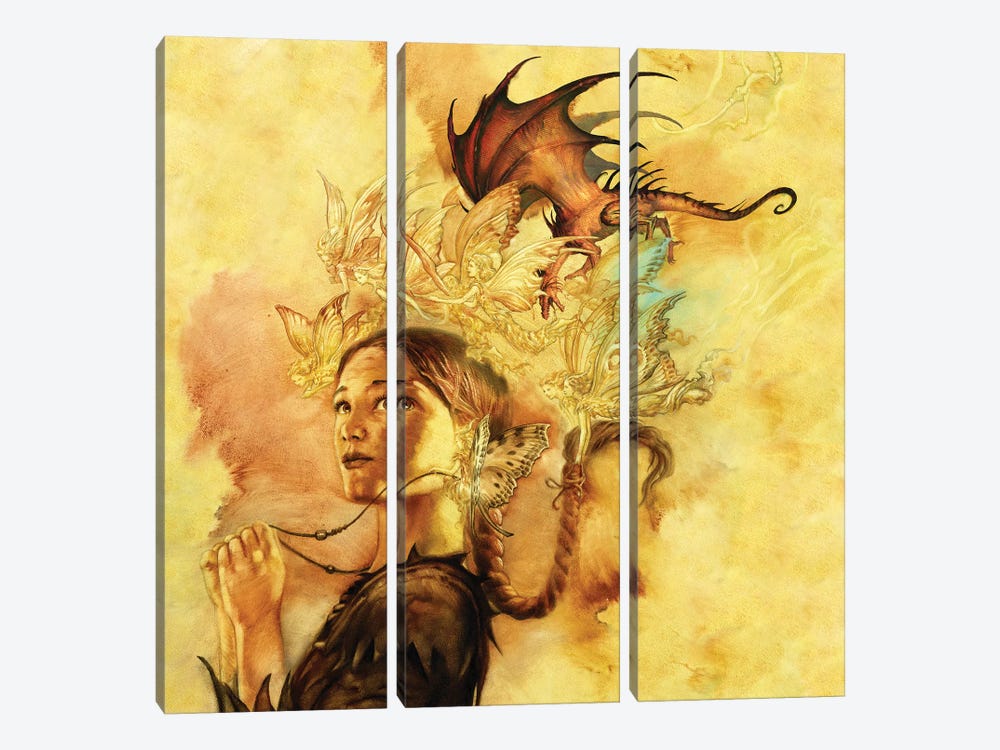 Companions by Ciruelo 3-piece Canvas Wall Art