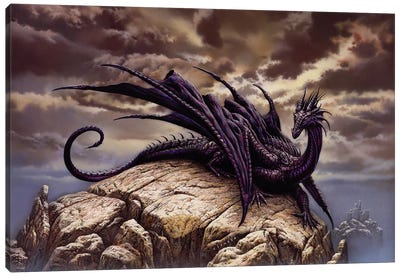 DarkDsurion Canvas Art Print - Dragon Art