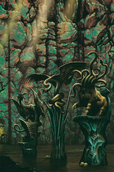 Darken by Ciruelo framed wall art