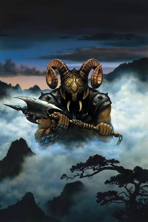 Demon by Ciruelo wall art