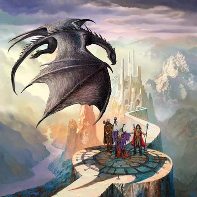 Dragon Callers by Ciruelo framed wall art