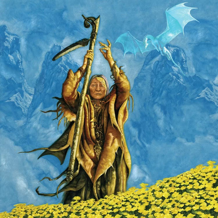 Elixana by Ciruelo wall art