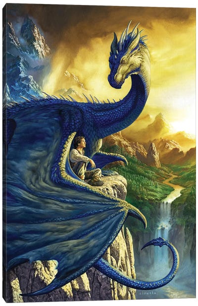 Eragon Canvas Art Print - Dragon Art