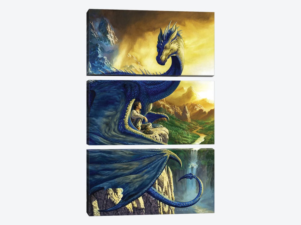 Eragon by Ciruelo 3-piece Canvas Artwork