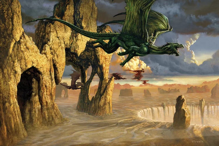 Exodus by Ciruelo wall art