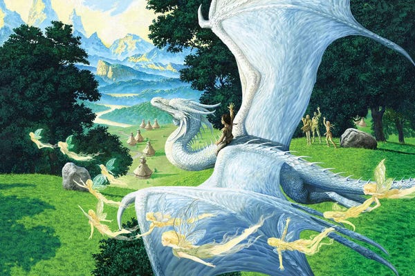 Ciruelo: Fairy Flight by Ciruelo