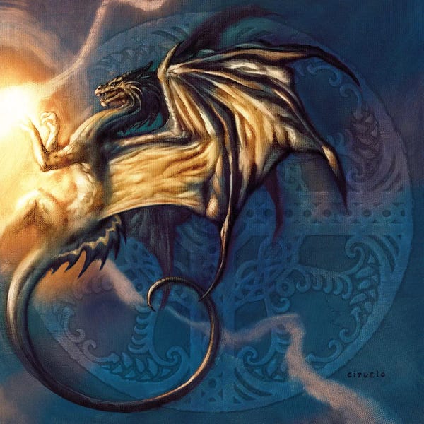 Ciruelo: Fire Dragon by Ciruelo