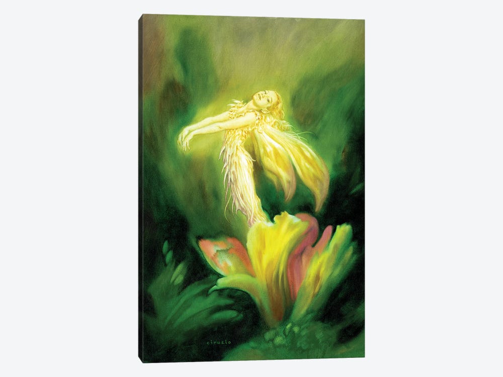 Flower Fairy by Ciruelo 1-piece Art Print