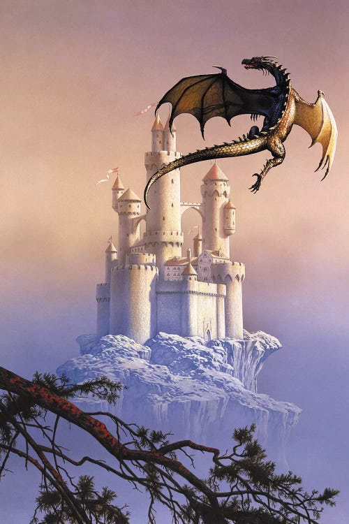 Flying Dragon by Ciruelo wall art