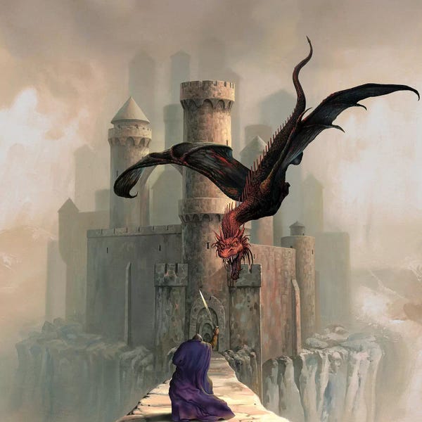 Ciruelo: Gates Guardian by Ciruelo